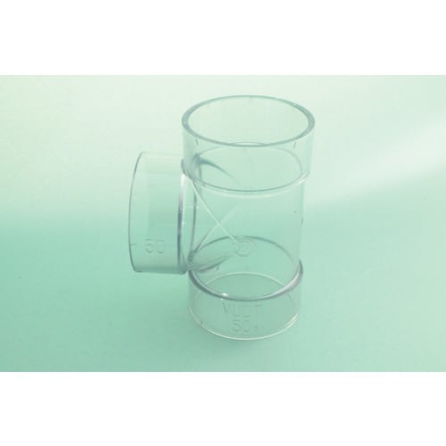 トーエー VU継手 チーズ 透明 50