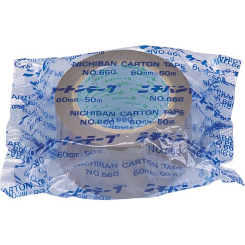 ニチバン カートンテープ660黄土−60 60mm