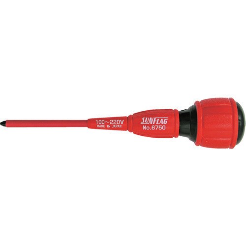 サンフラッグ 電工用ドライバー軸部カバータイプ#2
