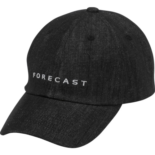 カジメイク 6509 デニム六方キャップ ブラック