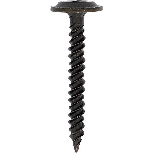 OHSATO 亜鉛黒すっごく速い三条金具ビス4X3