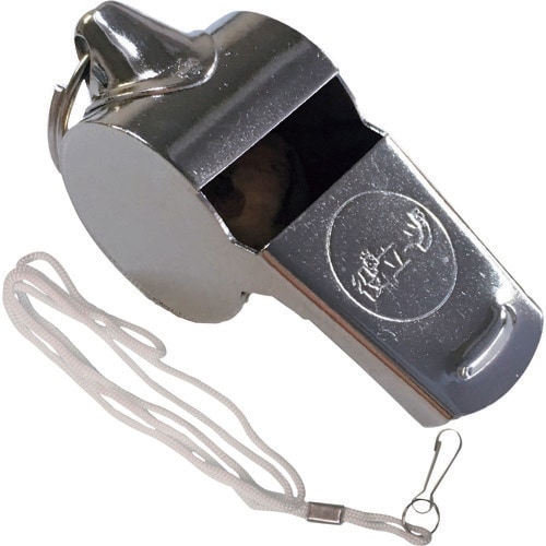 ミズケイ 警笛/ニッケルメッキ(ひも付き)小