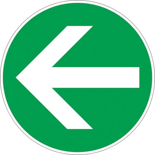 ユニット ユニピタ 矢印 緑 大(OAフロア用)