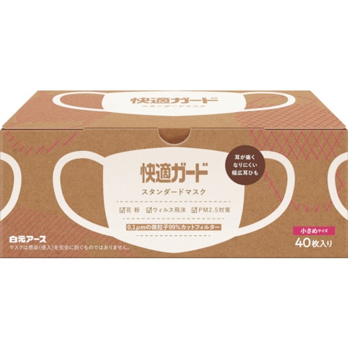 白元 快適ガードスタンダードマスク 小さめサイズ4