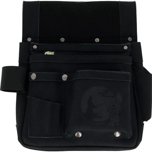 侍BLACK 釘袋 リング付SRBF−4