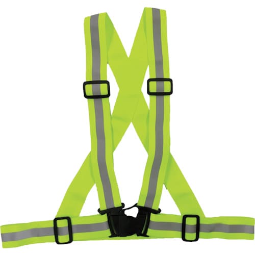ミズケイ 伸縮タスキ型ベスト 蛍光イエロー