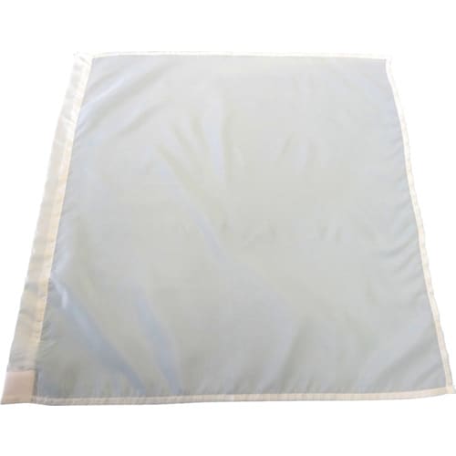 ミズケイ 「旗めくんです。」白旗(45cm×45c