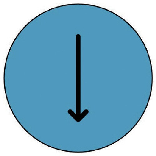 ユニット 埋設管表示ピン↓・ステンレス・67X25