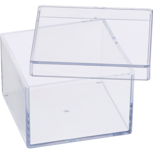 蝶プラ ポリスチレンケース デスコBK−3 フタ付