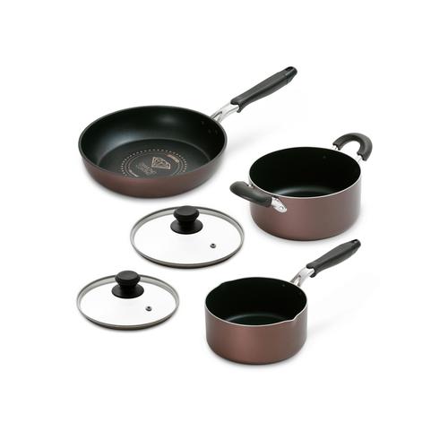 ダイヤモンドコートフライパン・なべ 5点セット