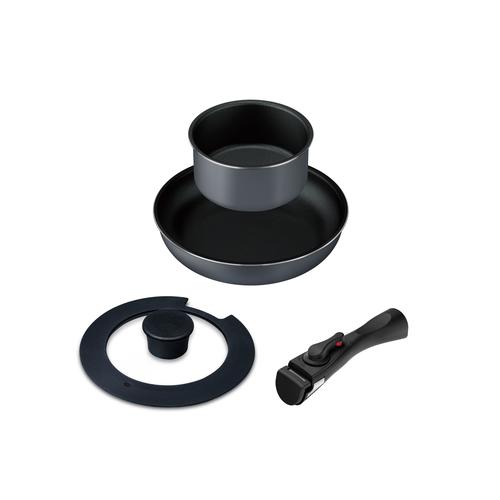 取っ手が外せるフライパン・なべ 4点セット