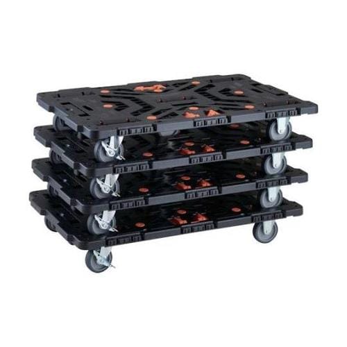 まとめ買い 連結式樹脂製平台車 ビートル