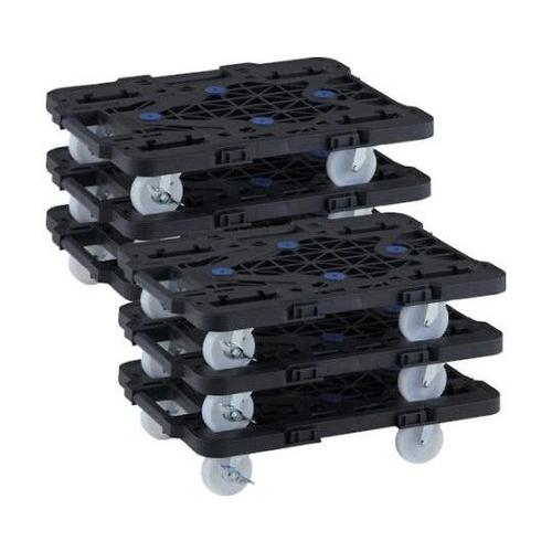 まとめ買い 樹脂製平台車 連結式ルートバ