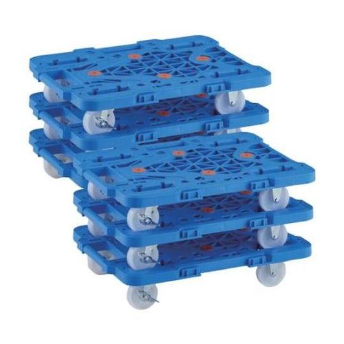 まとめ買い 樹脂製平台車 連結式ルートバ