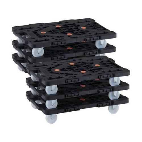 まとめ買い 樹脂製平台車 連結式ルートバ