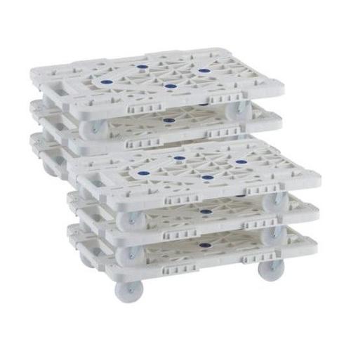 まとめ買い 樹脂製平台車 連結式ルートバ