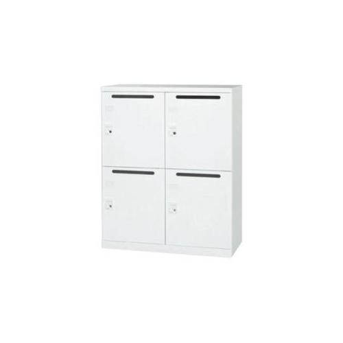 A4対応書庫 ホワイト パーソナルロッカ