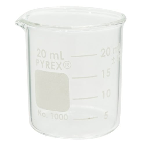 ビーカー PYREX 20mL 1000