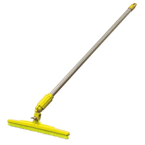 機械下清掃用ブラシ 短柄 ソフト 黄 B