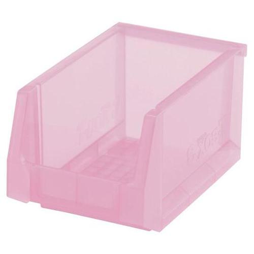 小型コンテナー TB−3 透明ピンク 40個入