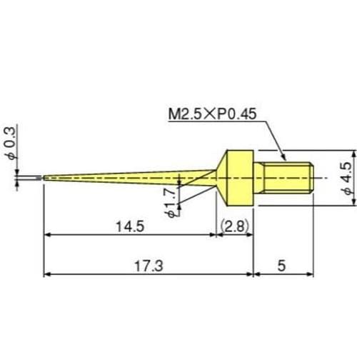 ダイヤルデプス用測定子(DM210)φ0.3