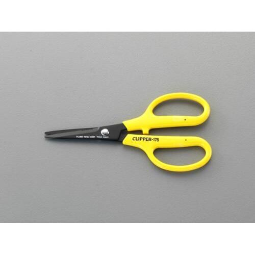 はさみ(ギザ刃フッ素コート)EA540AK−175