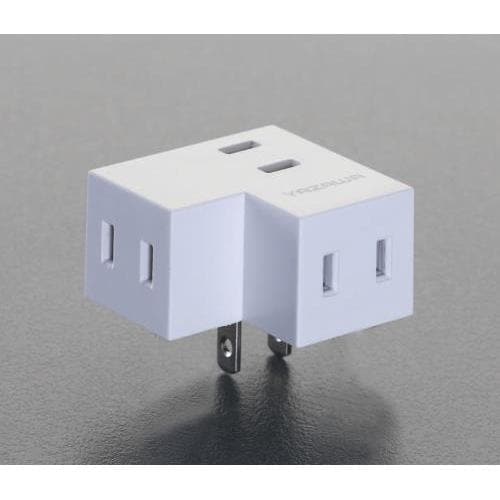 L型3口コンセントアダプター EA940CD−34