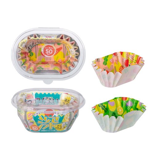 たっぷり深いおかずカップ長丸