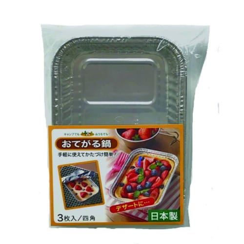 おてがる鍋 四角 3枚