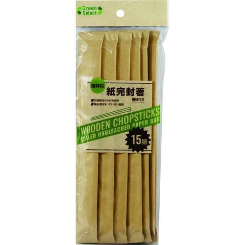グリーンセレクト 植林材紙完封楊枝 15膳
