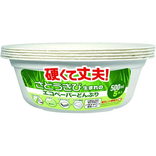 エコペーパーどんぶり500ml5枚