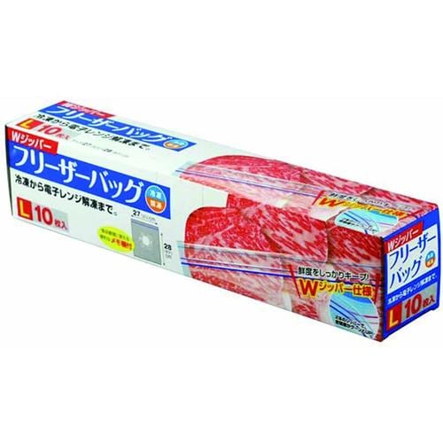 WジッパーフリーザーバッグL
