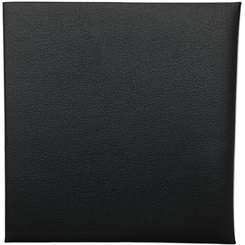 皮革調ブックカバー A5スリム変形 黒×2