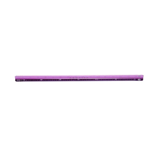 アルミ三角スケール ナノ 15cm ピンク 3個入