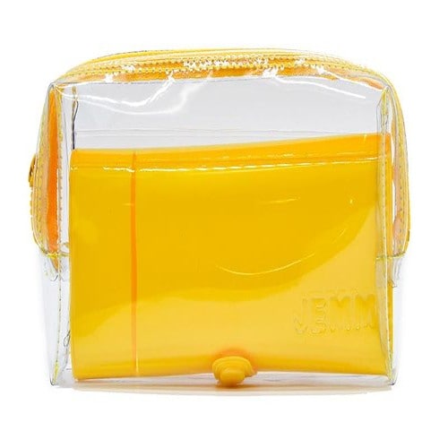 ジェム クリアペンケース イエロー 2個入