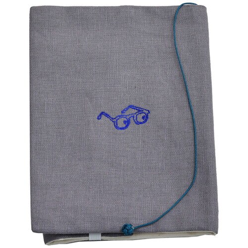 布のブックカバー メガネ 2個入