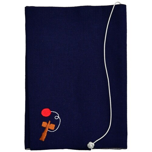 布のブックカバー けん玉 2個入