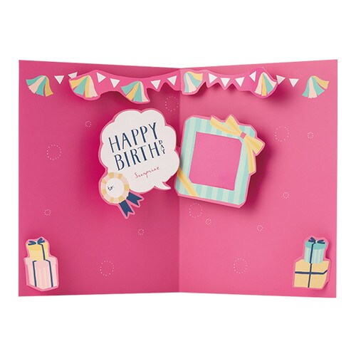 ポップアップ付き バースデーフォトボード 2個入