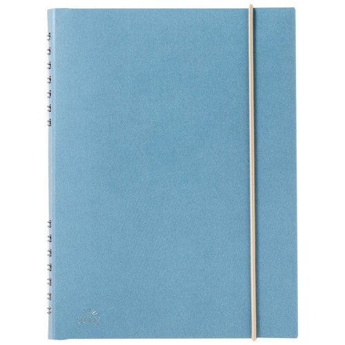 SUNNY リングノート紙カバーA5変形 青緑×2