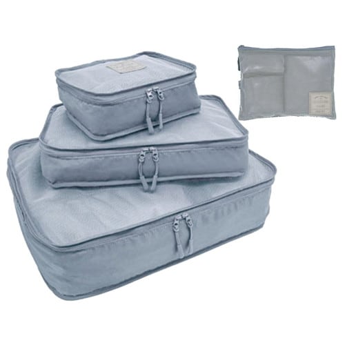 衣類収納 クローズケース 4点セット ターコイズ