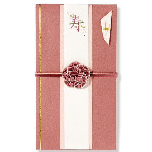 ご祝儀袋 寿草花 紅桜 5個入