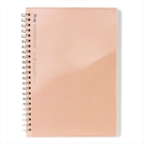 PiN リングノートA5 3mm方眼 オレンジ×2