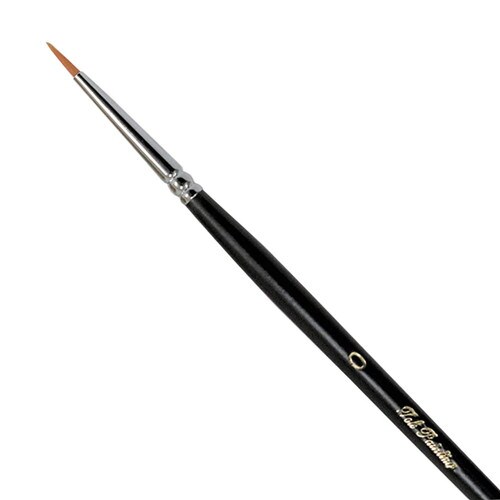 トールペイント用 ナイロン 丸筆 0号 6本入
