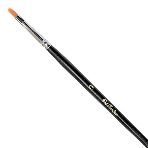 トールペイント用 ナイロン 平筆 0号 6本入