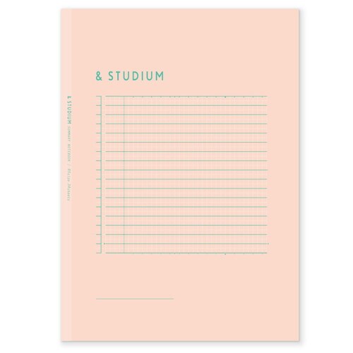 SUMMARY ノートブックB5コーラルピンク×2