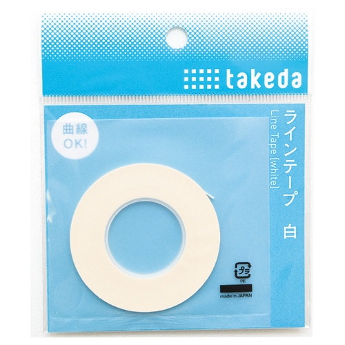 ラインテープ 白 2.0mm幅 16m巻 3個入