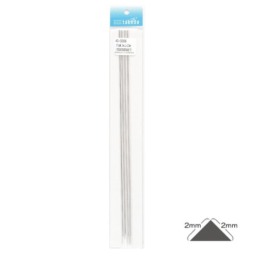 アクリル 三角棒 2mm 8本入 6袋入