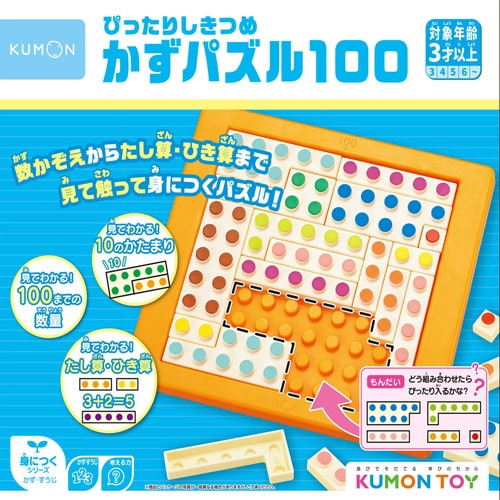 ぴったりしきつめかずパズル100