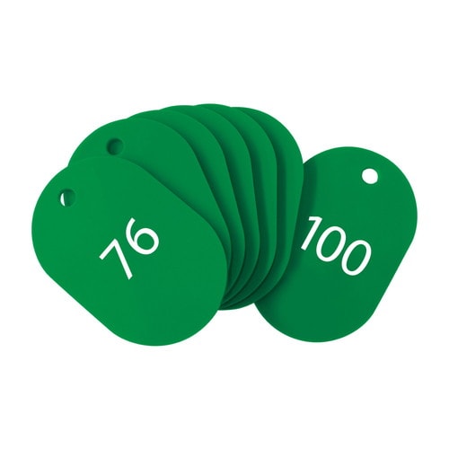 スチロール番号札 大 76から100 2箱入