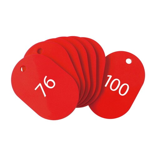 スチロール番号札 大 76から100 2箱入